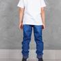 Imagem de Calça Jeans Jogger Infantil Masculino