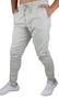 Imagem de calça jeans jogger masculina jeans rasgado, sarja com elastico e bolso