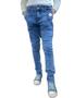 Imagem de calça jeans juvenil skinny masculino tam 10 a 16 anos