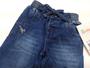 Imagem de Calça Jeans Luxo Bebê Menino Bordado Paraiso Enxoval 14031