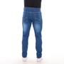 Imagem de Calça Jeans Masculina Destroyer Pistolada Azul de Estilo Casual Clássico