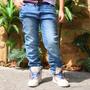 Imagem de calça jeans masculina infantil menino com lycra Tam 10,12,14 e 16 anos.