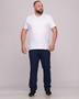 Imagem de Calça Jeans Masculina Plus Size Basica Corte Regular Reto com Elastano Lavagem Stone