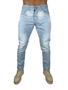 Imagem de calça jeans masculina sarja e masculino slim skinny top com lycra sarja e jeans premium lançamento