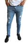 Imagem de CALÇA JEANS MASCULINA skinny colada no corpo COM ELASTICIDADE SLIM DIVERSOS MODELOS A PRONTA ENTREGA