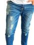 Imagem de calça jeans masculina skinny lançamento com elastano calça com elasticidade a pronta entrega