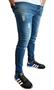Imagem de calça jeans masculina skinny lançamento com elastano calça com elasticidade a pronta entrega