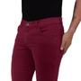 Imagem de Calça Jeans Masculina Skinny Red Wine Vinho Tendência Social e Casual Premium