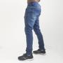 Imagem de Calça Jeans Masculina Skinny Zíper Bolsos Basic Conforto