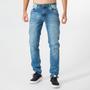 Imagem de Calça Jeans Masculina Slim Elastano Com Bolso Casual Azul