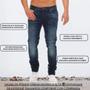 Imagem de Calça Jeans Masculina Slim Fit Lycra Extra Confort Elastano Cores