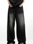 Imagem de Calça Jeans Masculina Solta - Estilo Hip Hop Retrô com Perna Larga