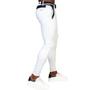Imagem de Calça Jeans Masculina Super Skinny Branca Bicolor Cordão