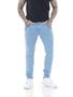 Imagem de Calça Jeans Masculina Super Skinny Délavé Premium  - Azul Claro