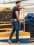 Imagem de Calça Jeans Masculino Tradicional Com Elastano Slim 