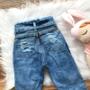 Imagem de Calça Jeans Menina Destroyed Clochard Infantil Moda Linda
