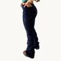 Imagem de Calça Jeans Modelo Carpinteira Flare Feminina Country Cowgirl Azul