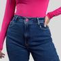 Imagem de Calça jeans mom feminina  azul