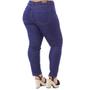 Imagem de Calça Jeans Plus Size com Costura Frontal em Alto Relevo Feminina Play Denim