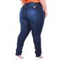 Imagem de Calça Jeans plus size feminina cintura alta preta levanta bumbum do 46 ao 54 