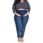 Imagem de Calça Jeans Plus Size Gestante em Stretch Reta Linda Gestante