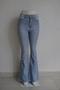 Imagem de Calça Jeans Print Flare Lavagem Clara Tamanho 38