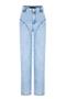 Imagem de Calça Jeans Reta com Recortes frontais