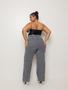 Imagem de Calça jeans retrô wide leg plus size wid leg pantalona premium ref: 0103