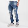 Imagem de Calça Jeans RockeSoda Masculina Jogger Destroyed Moderna