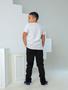 Imagem de Calça Jeans Sarja Masculina Infantil e Juvenil Colorido Brim Tam 4 a 16
