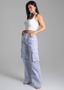 Imagem de Calça Jeans Sawary Wide Leg - 278673 Roxo