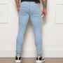 Imagem de Calça Jeans Skinny Delave Masculina Azul Claro