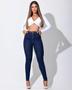 Imagem de Calça jeans skinny hot feminina cós revel e cinto pu 24349