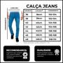 Imagem de Calça Jeans Skinny Ignis Masculina Azul Marmorizado