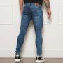 Imagem de Calça Jeans Skinny Ignis Masculina Azul Marmorizado