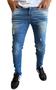 Imagem de CALÇA JEANS SKINNY lançamento MASCULINA COM FECHAMENTO EM BOTAO JEANS DE ALTA QUALIDADE