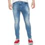 Imagem de Calça Jeans Skinny Rock e Soda Cropped Masculina Desfiada