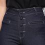 Imagem de Calça Jeans Skinny Sawary Hot Pants Heart  Cintura Alta Feminina 