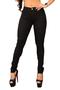 Imagem de calça jeans skiny feminina preta cintura alta levanta o bumbum - Ninas Boutique
