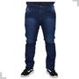 Imagem de Calça Jeans Stretch Lycra Masculina Slim Plus Size de Algodão Premium