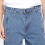 Imagem de Calça Jeans Wide Leg Lacoste Cintura Alta Feminina