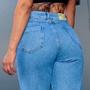 Imagem de Calça Jeans Wide Leg Pantalona Feminina