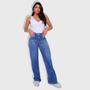 Imagem de Calça Jeans Wide Leg Shine Feminina Revanche Gafanha