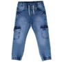 Imagem de Calça Jogger Cargo Menino Mania Kids em Jeans