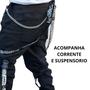 Imagem de Calça Jogger Com Suspensorio E Corrente Para Baladas E Festa