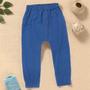 Imagem de Calça Jogger Ecolinho Azul Infantil para Mini Aventureiros