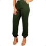 Imagem de Calça Jogger Feminina Cós E Punho Elástico E Bolso Lateral