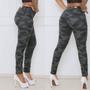 Imagem de Calça Jogger Feminina Verde Exército Camuflada Blogueira