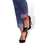 Imagem de Calça Jogger Feminino Plus Size com Elástico na Perna Cintura Alta