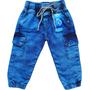 Imagem de Calça jogger jeans infantil menino com elastano Tam 1 A 3 anos.